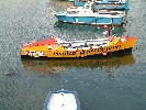 Boats in Porthleven inner harbour. 25 May 2003.